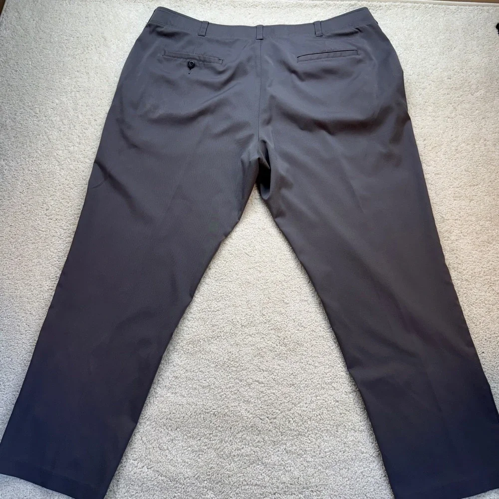 PGA Tour Mens Charcoal Gray Golf Performance Pants 42x30 Reg Fit Straight Leg